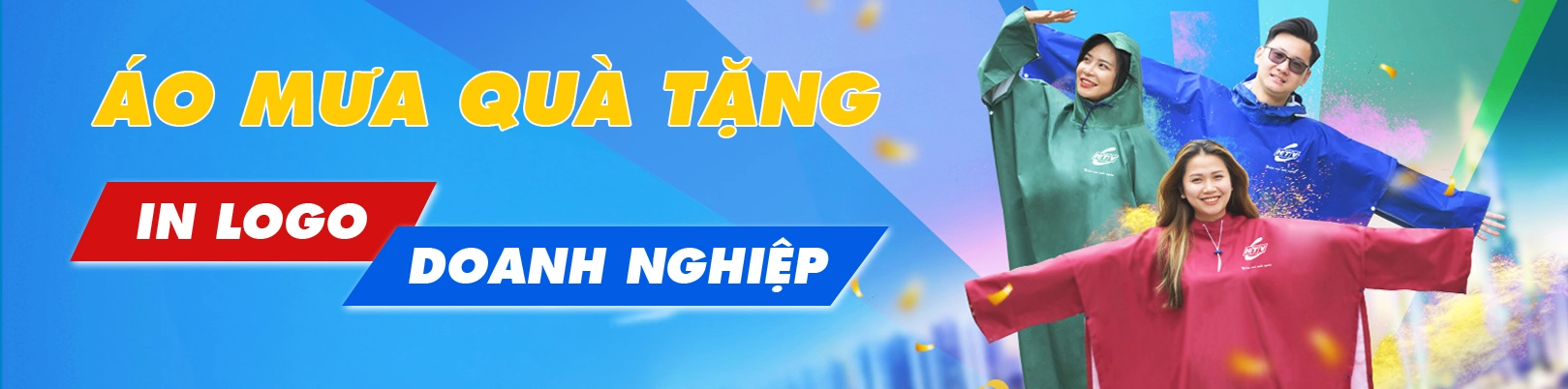 Banner Áo mưa thông minh